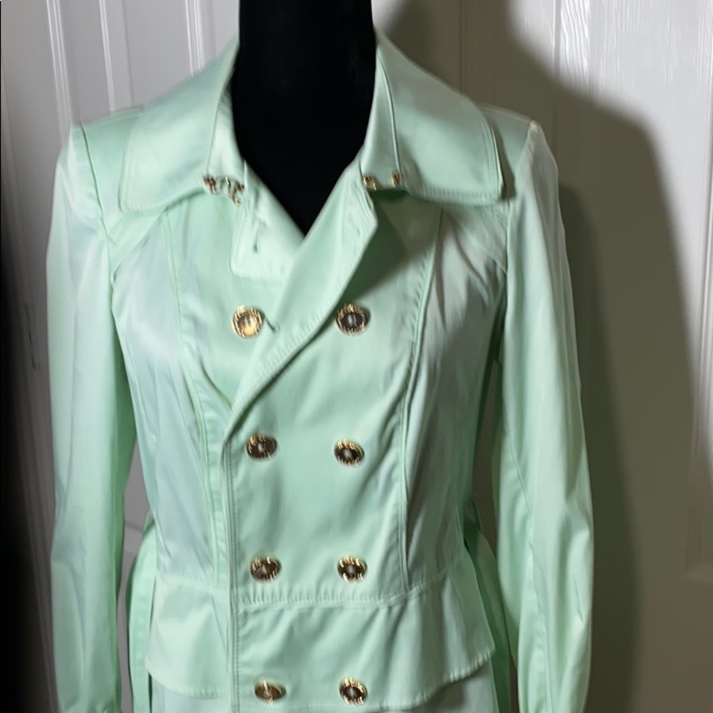 Double Breasted Front Peplum Jacket - image 8